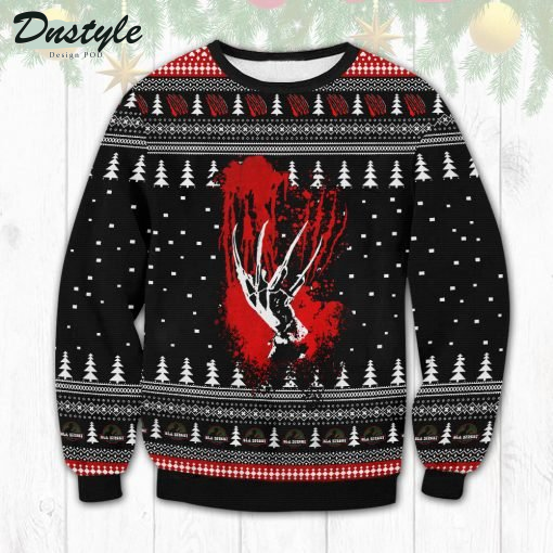 Hand Freddy Krueger Christmas Ugly Sweater