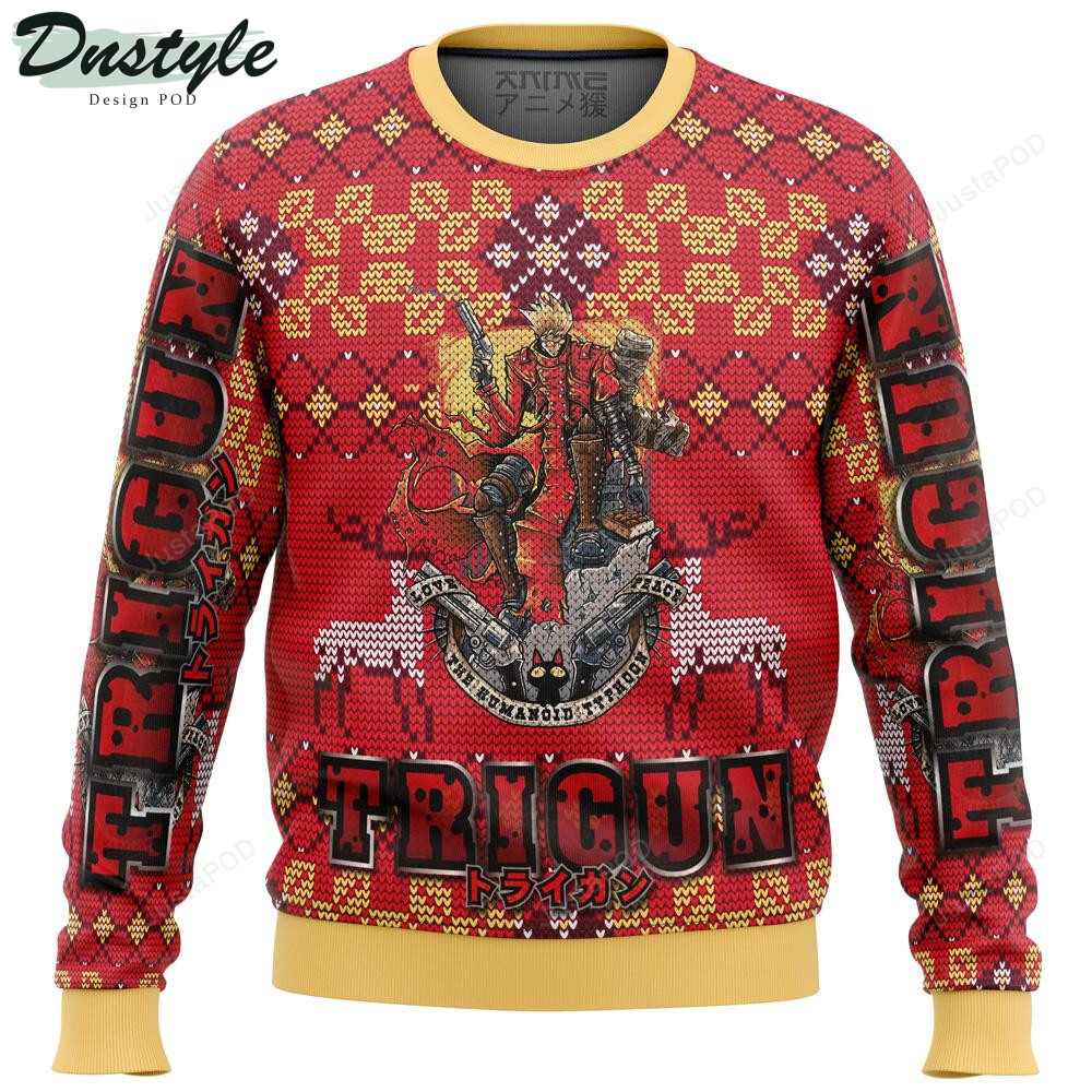 Trigun Alt Premium Ugly Christmas Wool Sweater