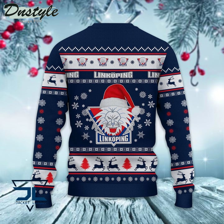 Linkoping HC santa hat ugly christmas sweater