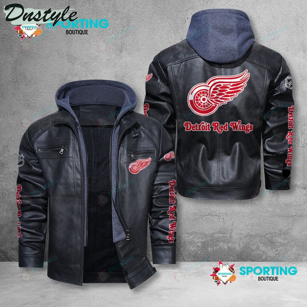 Detroit Red Wings 2022 Leather Jacket