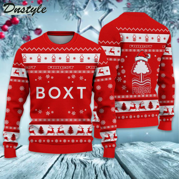 Nottingham Forest F.C santa hat ugly christmas sweater