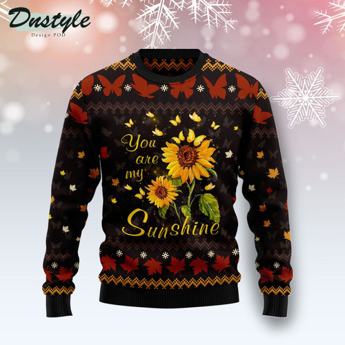 Butterfly Sunshine Ugly Christmas Sweater