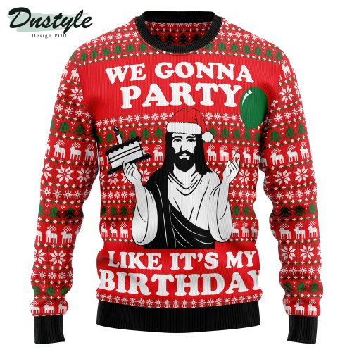 Christian Party Ugly Christmas Sweater