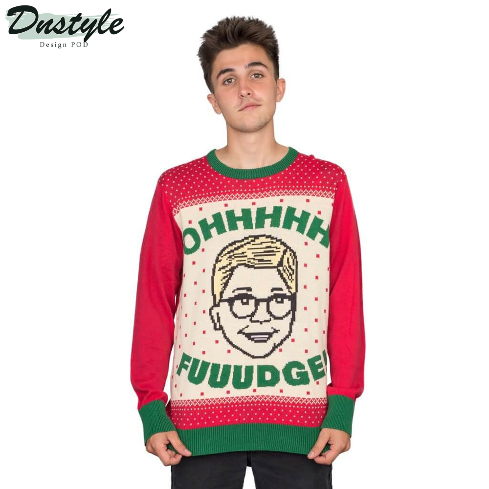 A Christmas Story OHHHH FUUUDGE Ralphie Ugly Christmas Sweater