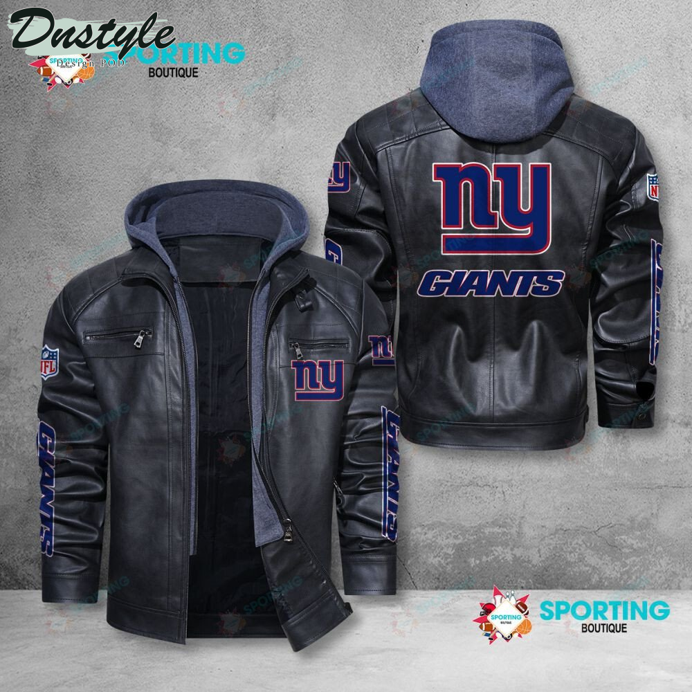 New York Giants NFL 2023 Leather Jacket