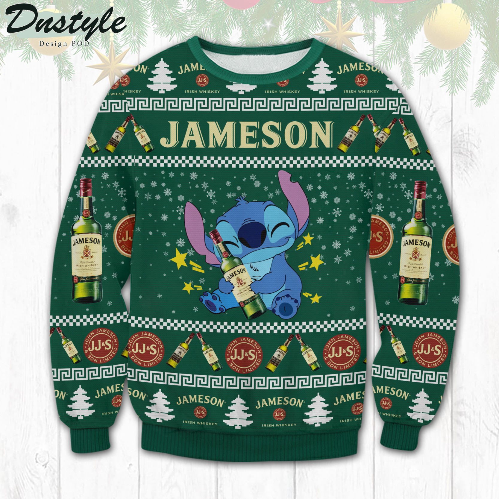 Jameson Stitch Ugly Christmas Sweater