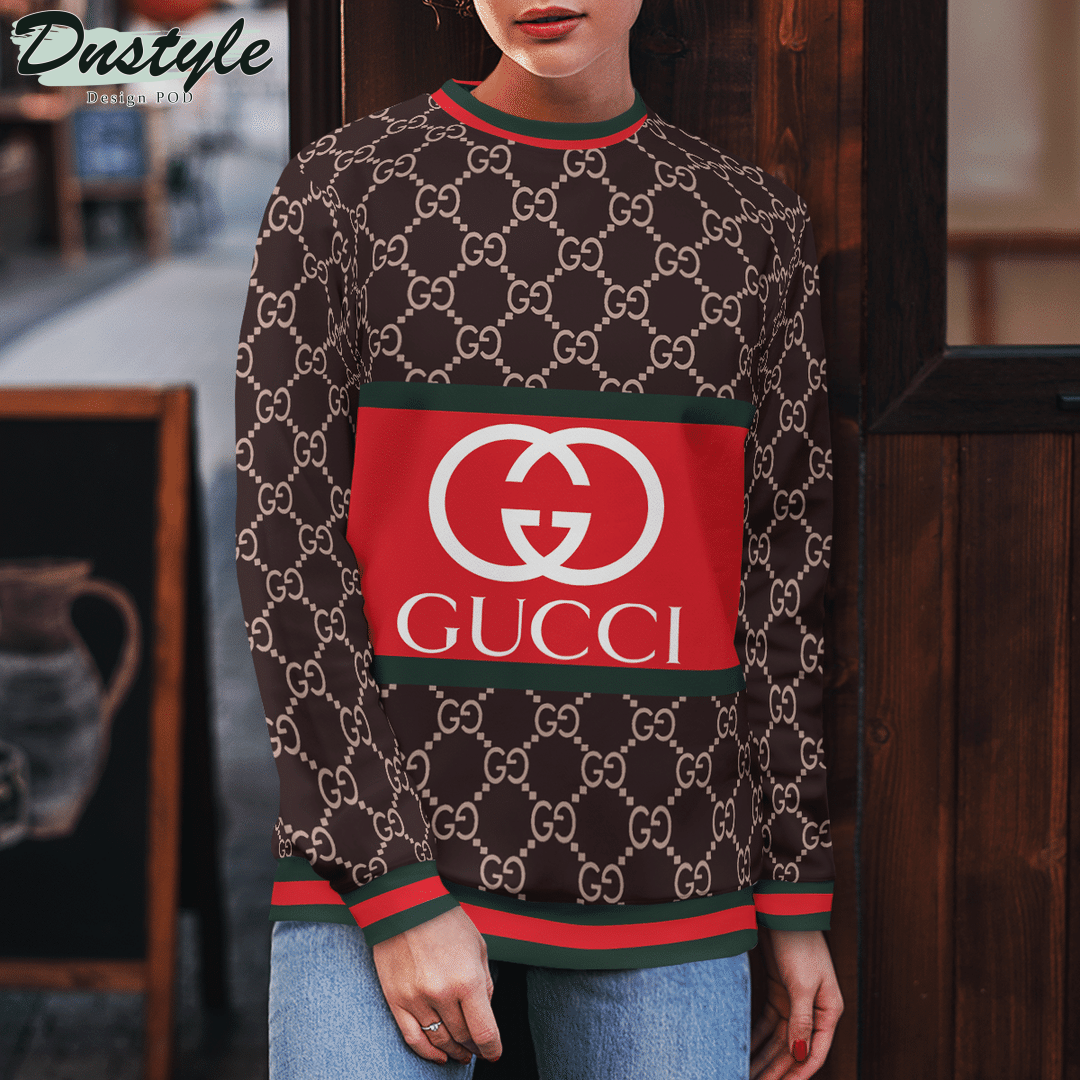 Gucci Brown ugly sweater and legging