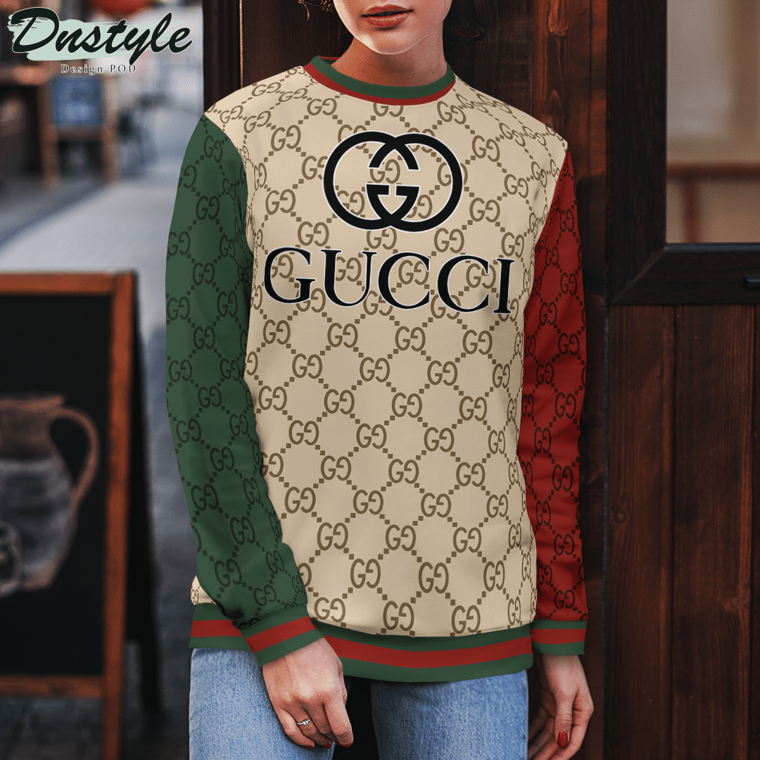 Gucci Green Red ugly sweater and legging