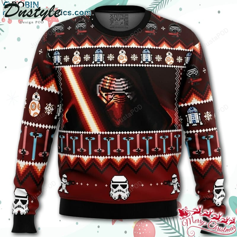 Star Wars Vader Lack of Cheer Ugly Christmas Wool Sweater