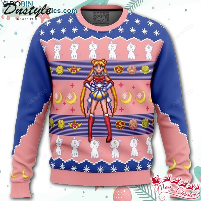 Sailor Moon Ugly Christmas Wool Sweater