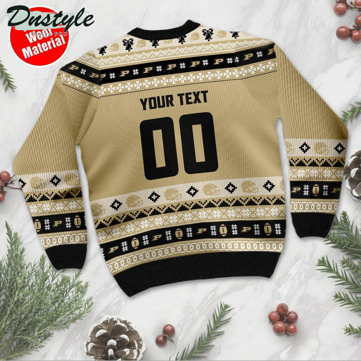 Purdue Boilermakers Personalized Ugly Sweater