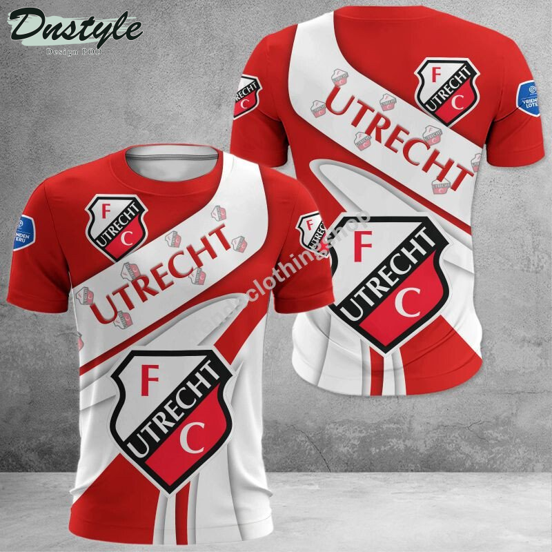 FC Utrecht 3D Tshirt Hoodie Polo Sweatshirt