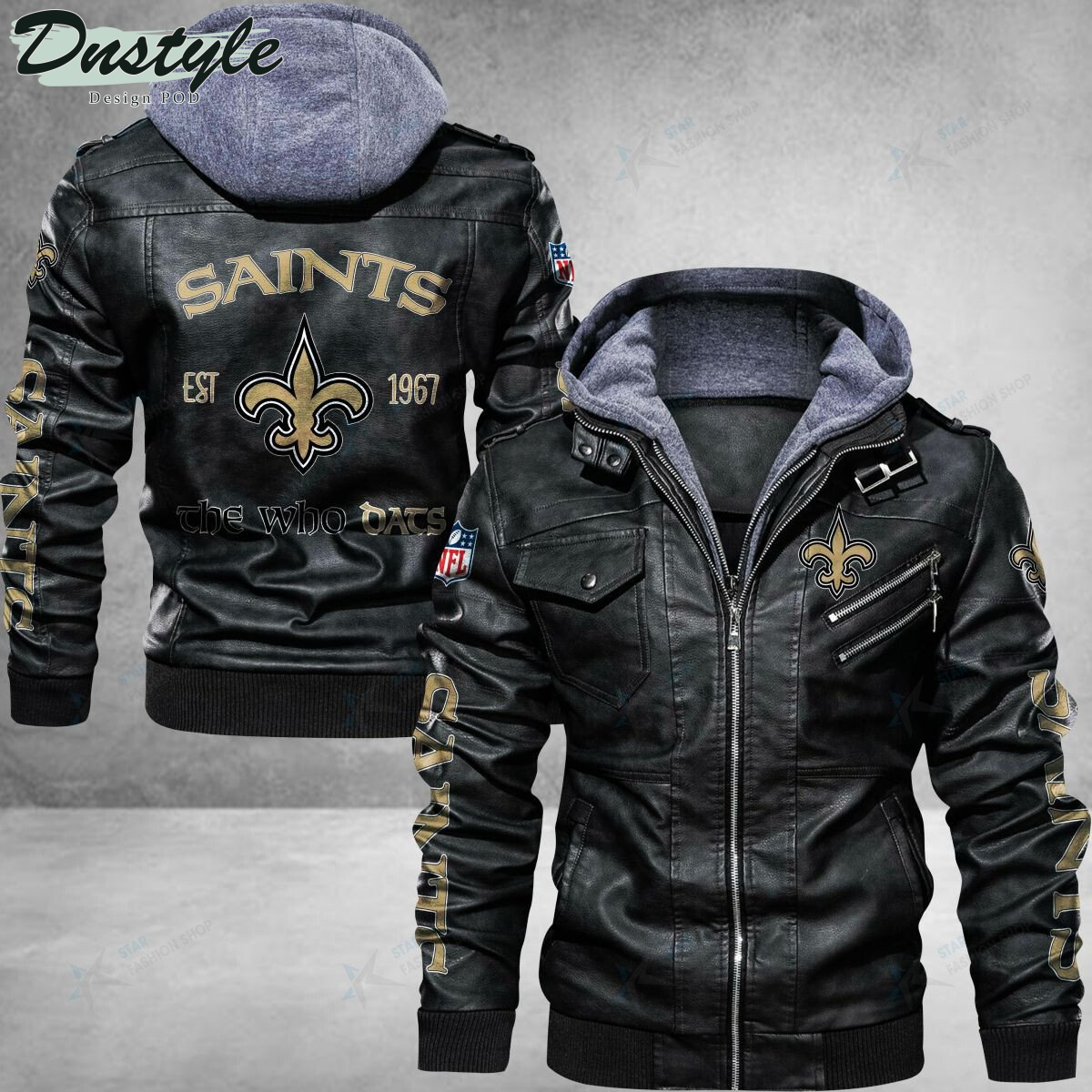 New Orleans Saints The Who Oats Leather Jacket