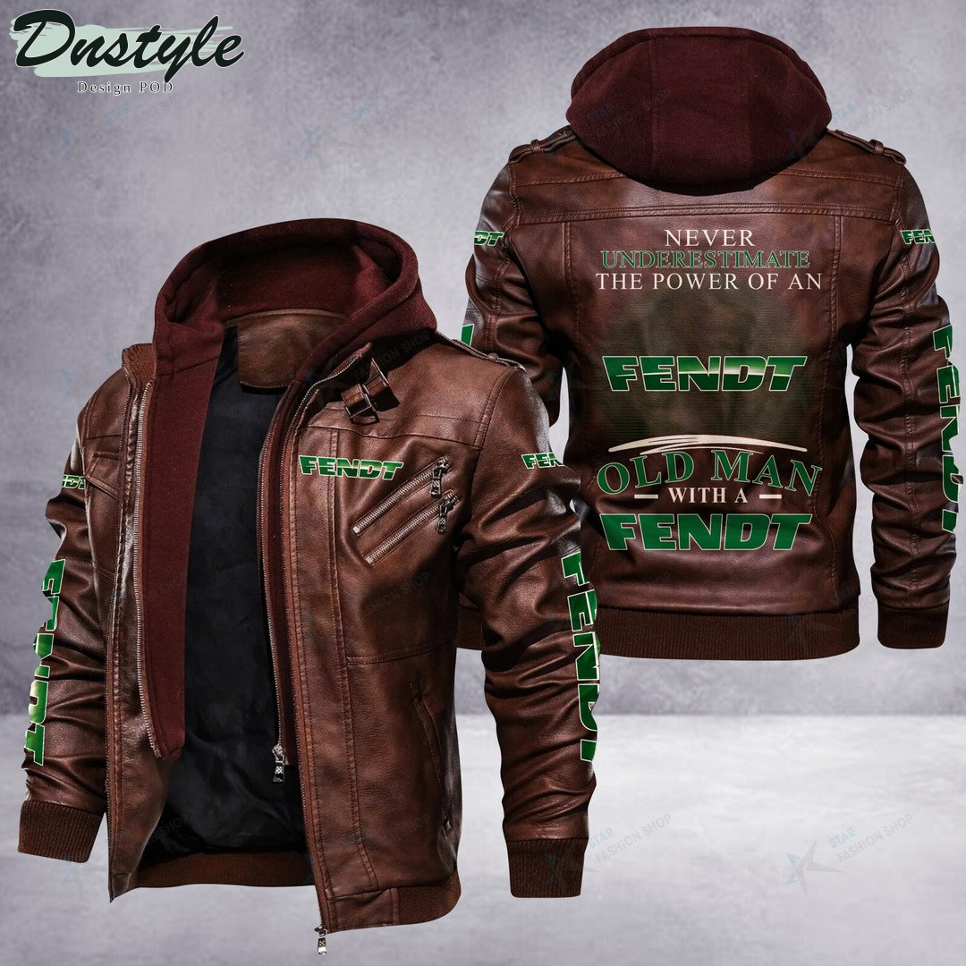 Fendt never underestimate the power of an old man leather jacket