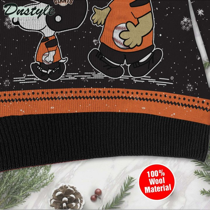 San Francisco Giants Snoopy Ugly Sweater