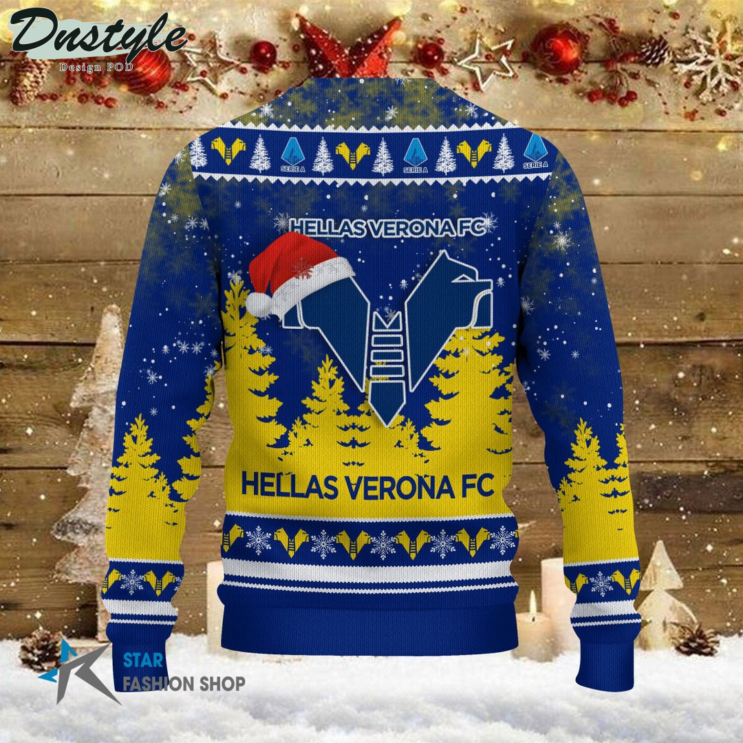 Hellas Verona FC brutto maglione natalizio