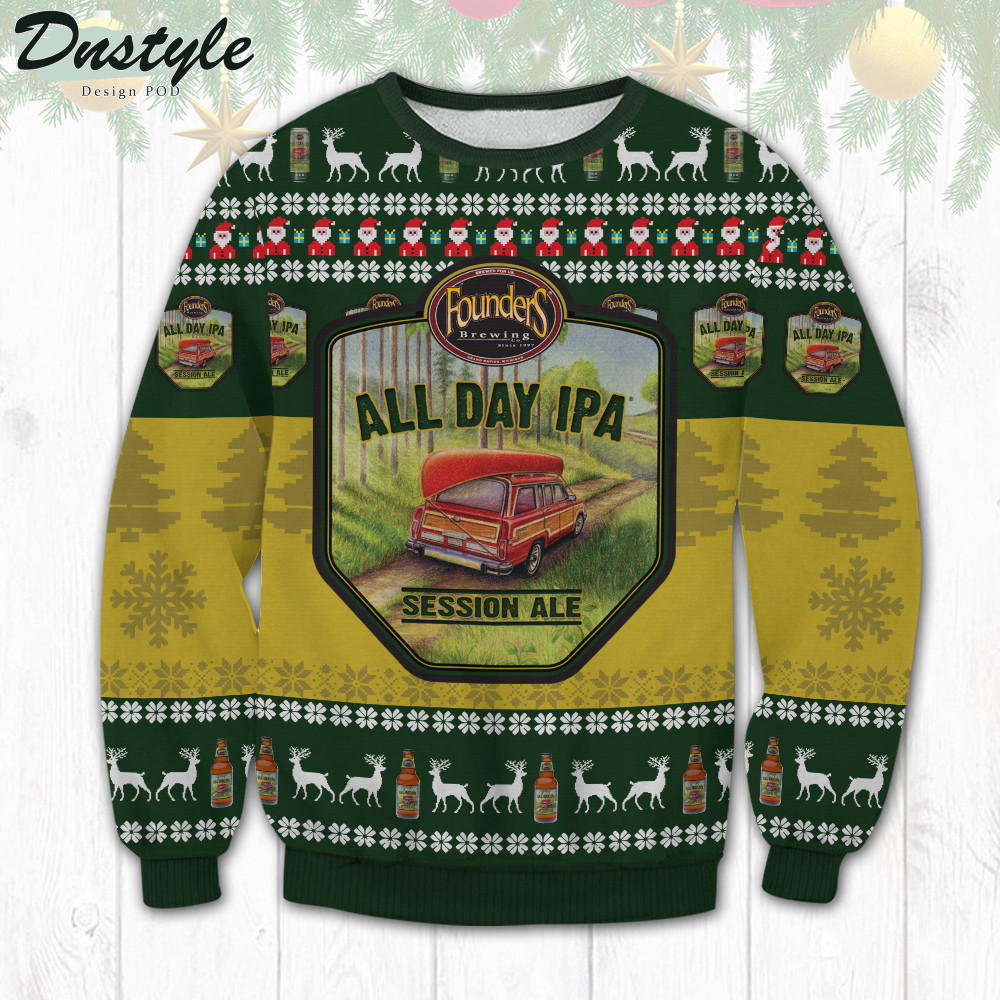 All Day Ipa Ugly Christmas Sweater