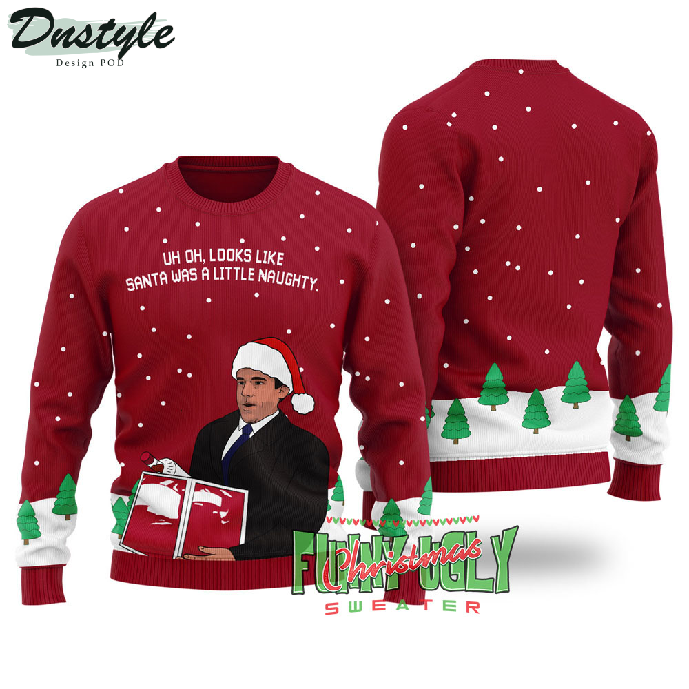 Little Naughty The Office Movie Ugly Christmas Sweater