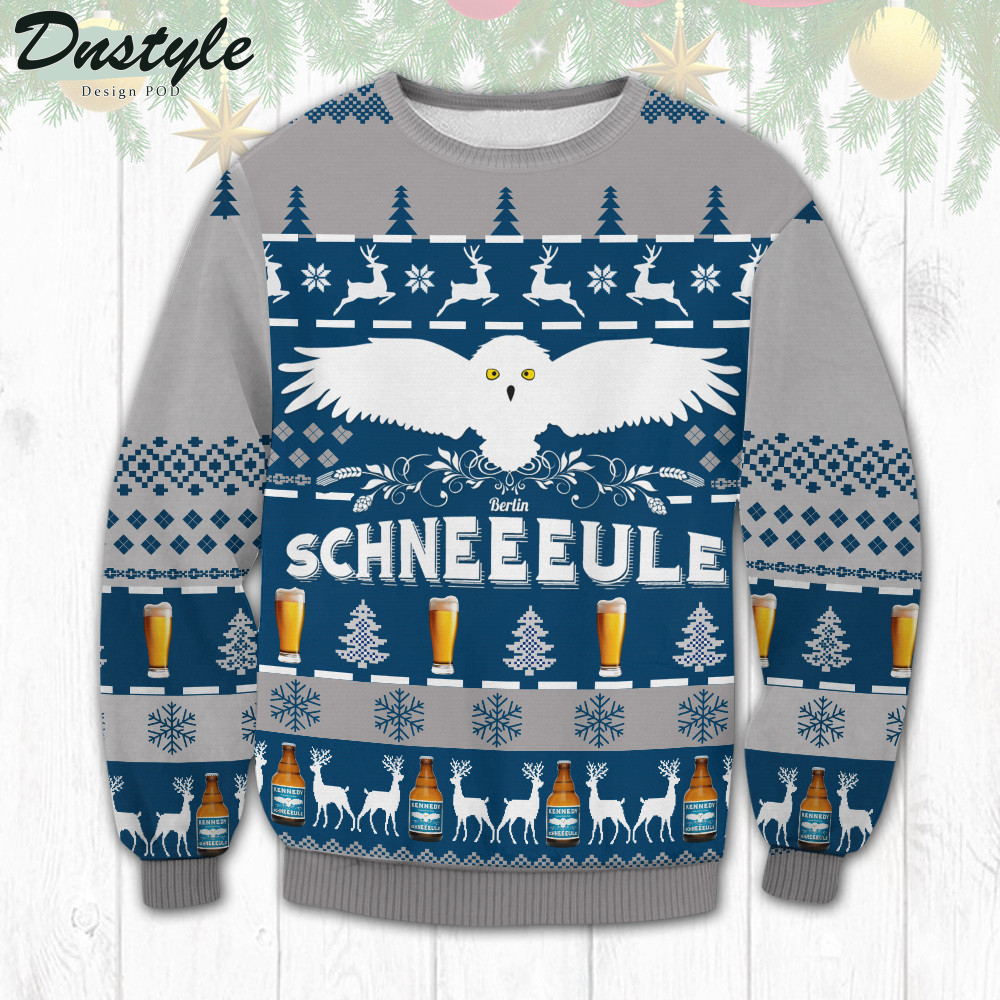 Schneeeule Ugly Christmas Sweater