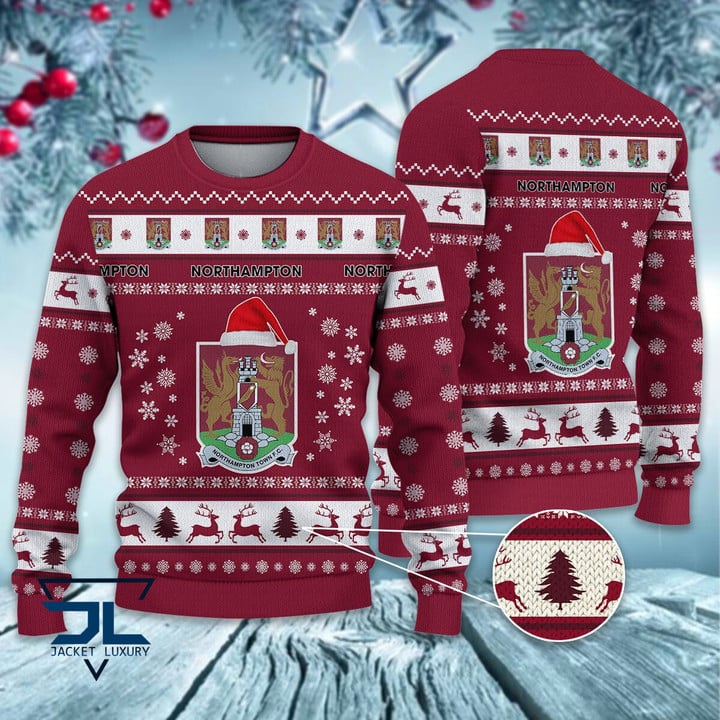 AFC Wimbledon santa hat ugly christmas sweater