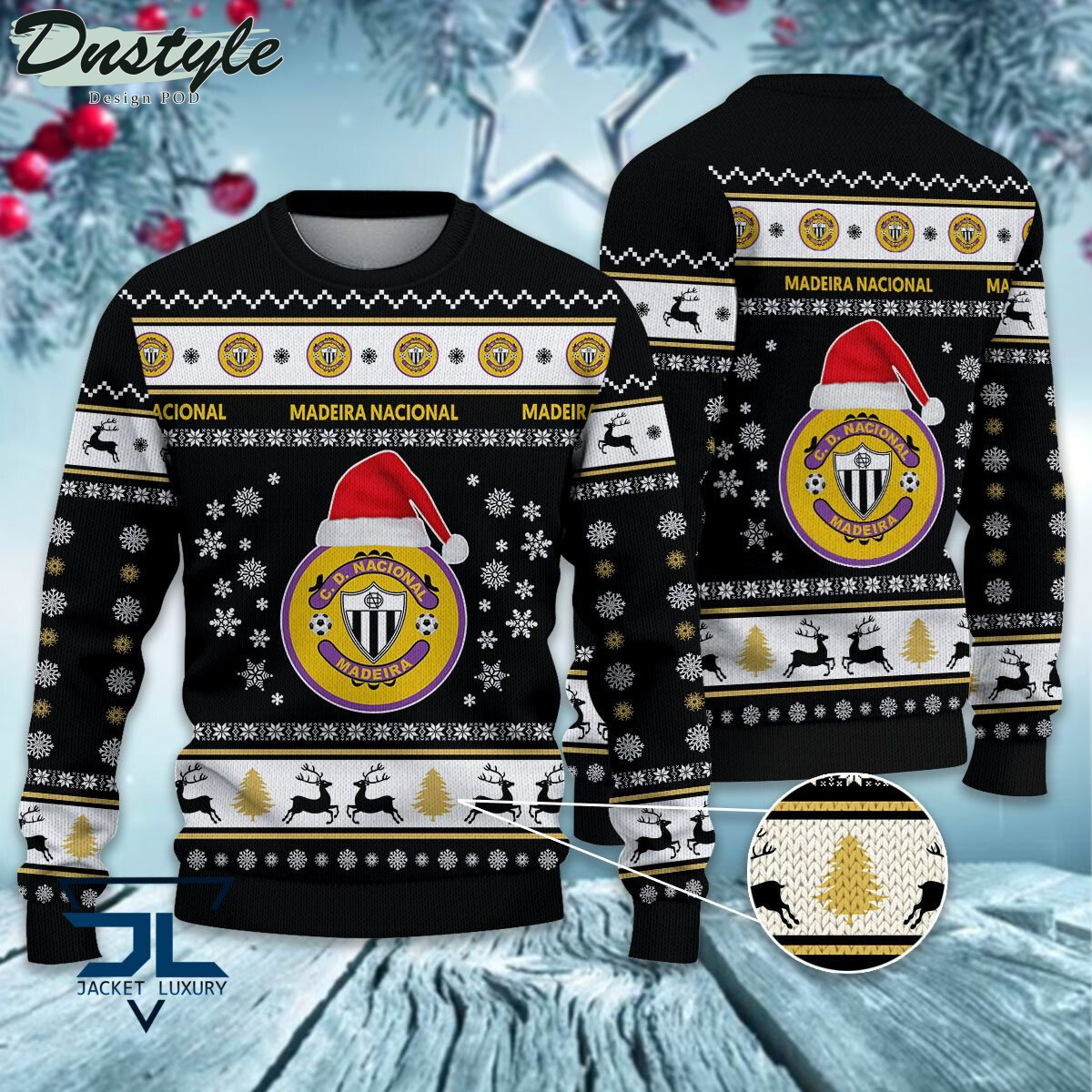 C.D. Nacional ugly christmas sweater