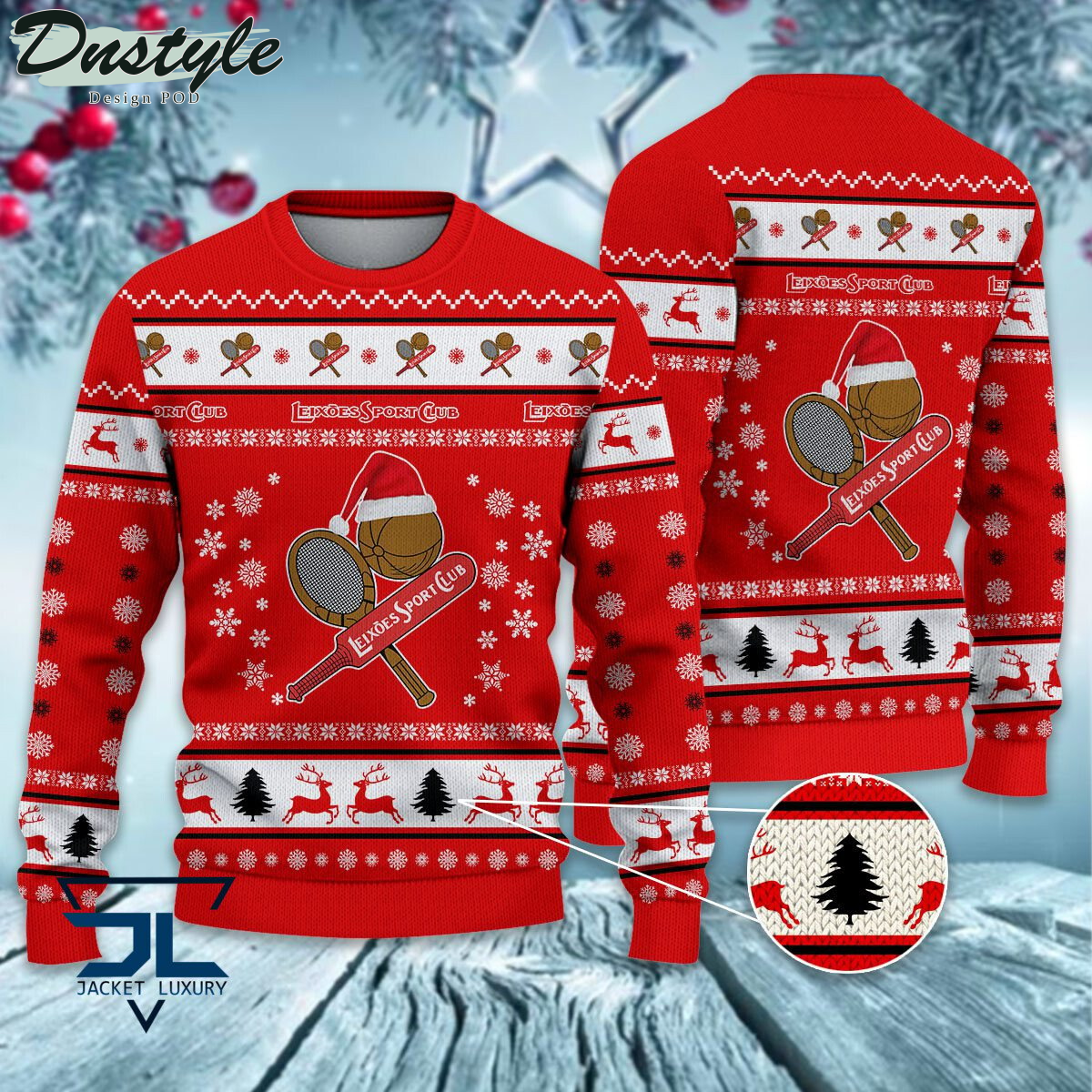 Leixões S.C ugly christmas sweater