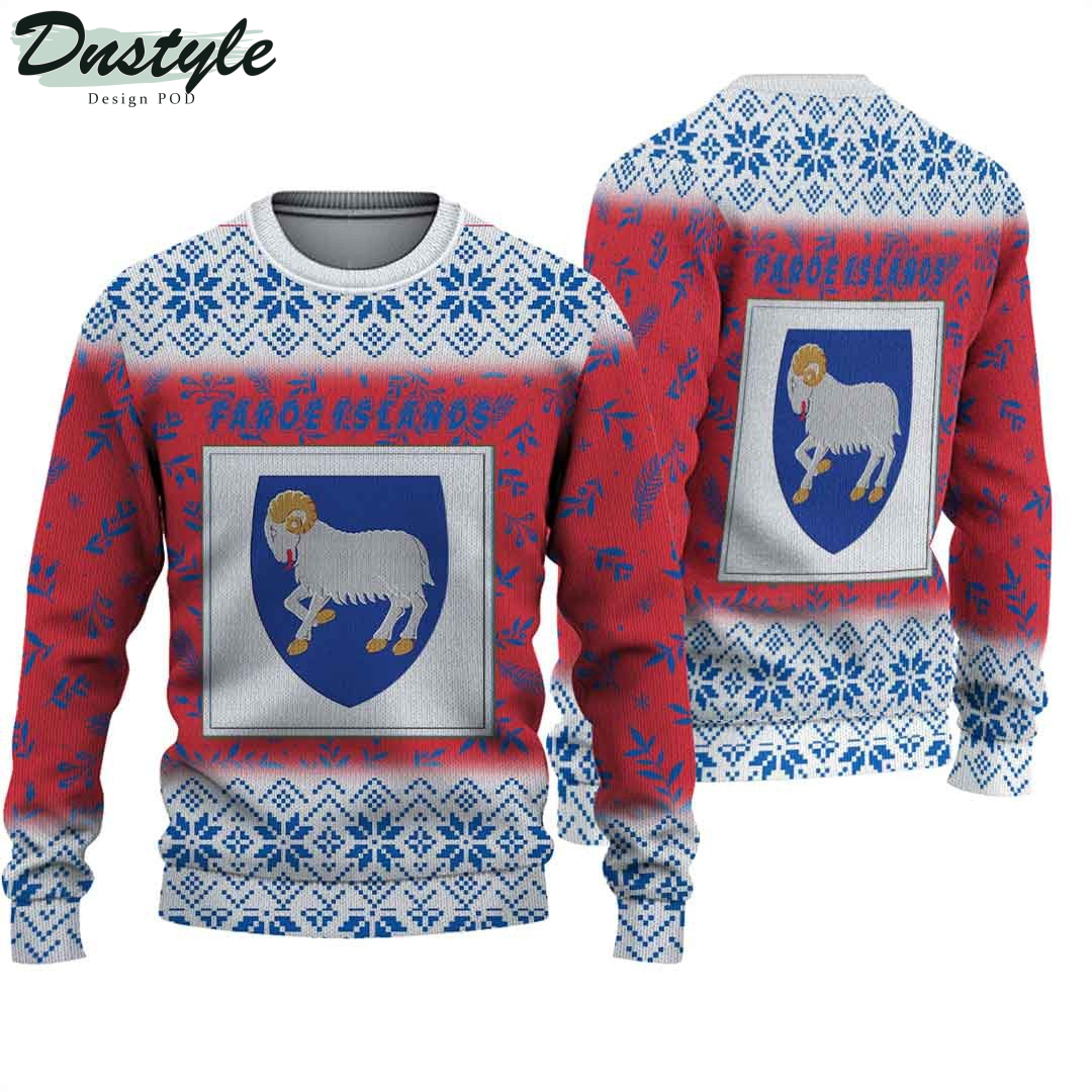 Faroe Islands Knitted Ugly Christmas Sweater