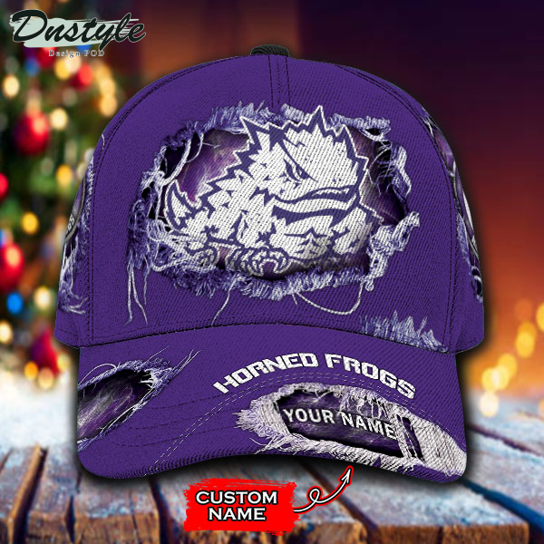 TCU Horned Frogs NCAA Custom Name Classic Cap