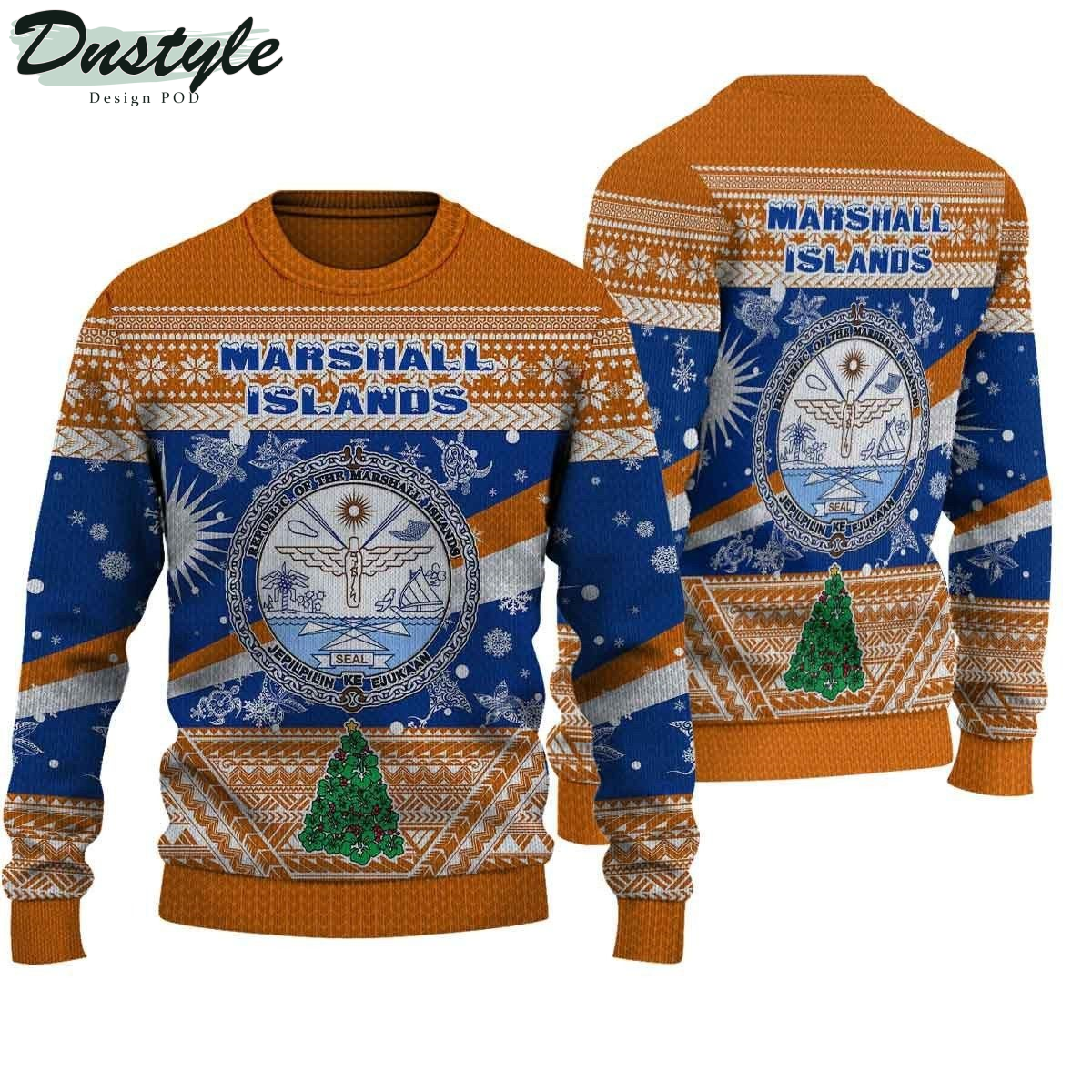 Marshall Islands ugly christmas sweater
