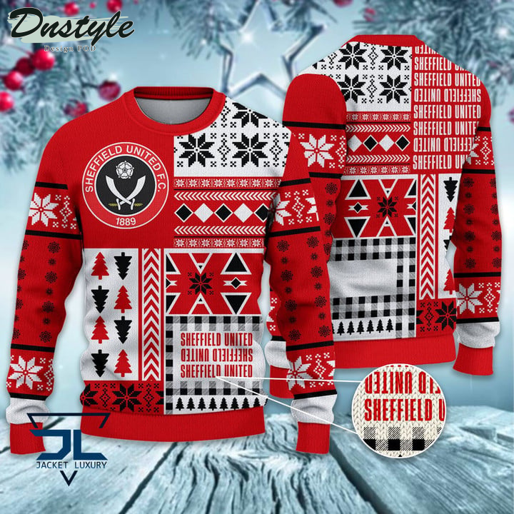 Barnsley F.C Christmas Pattern 2022 Ugly Wool Sweater