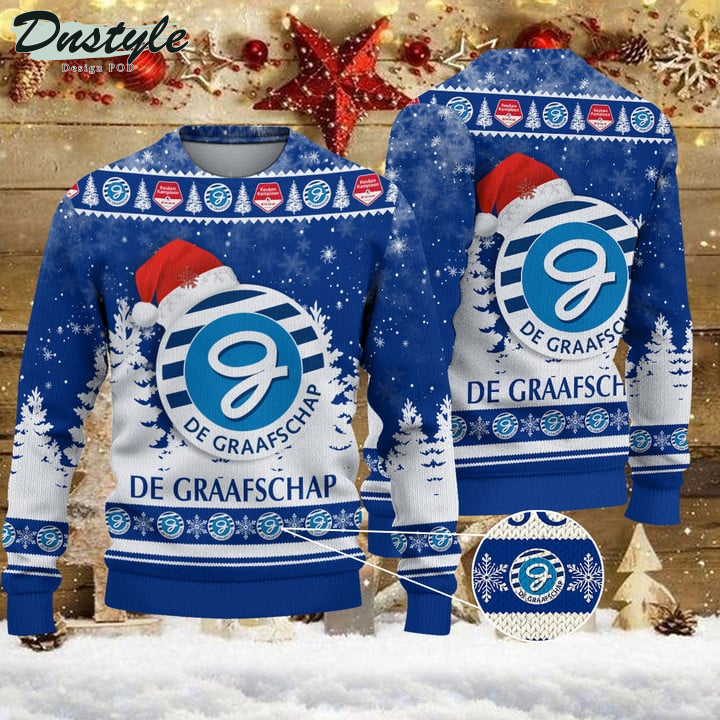 Feyenoord Rotterdam Santa Hat Ugly Christmas Sweater