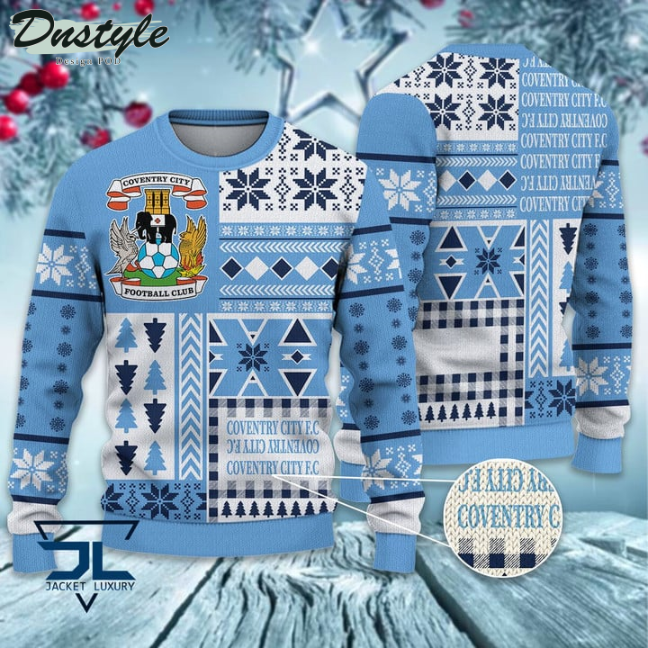 Queens Park Rangers Christmas Pattern 2022 Ugly Wool Sweater