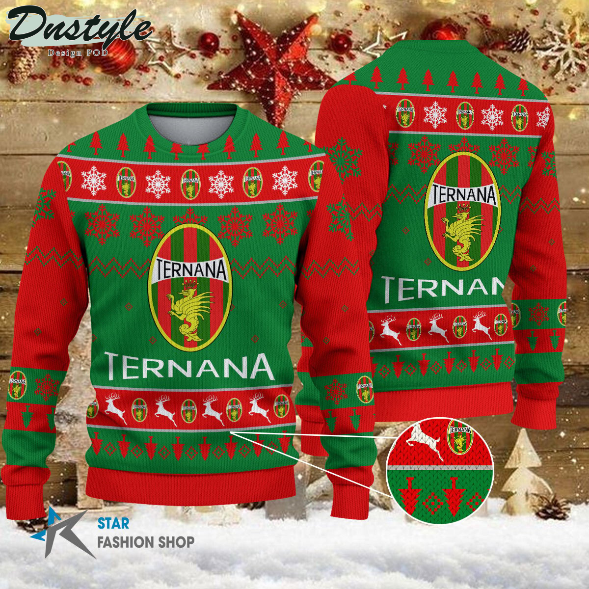 Ternana Calcio ugly christmas sweater