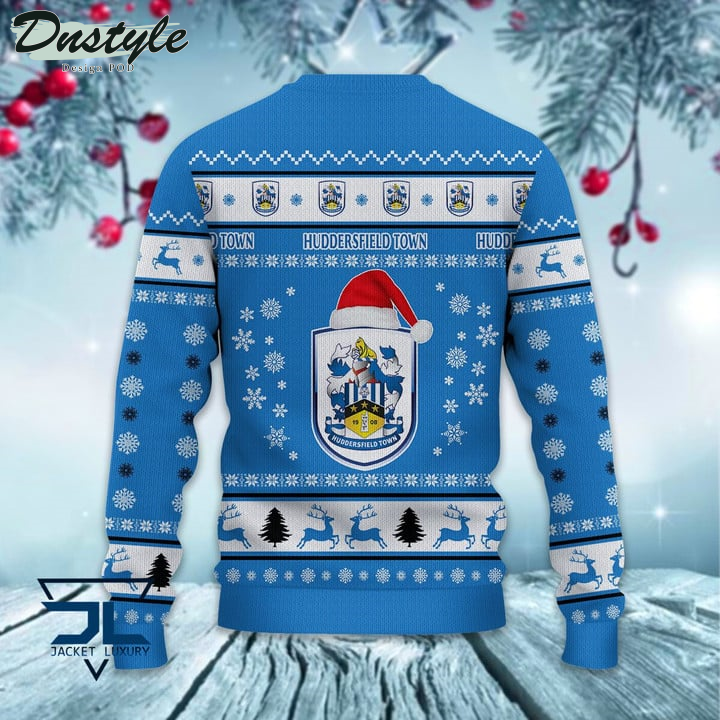 Huddersfield Town A.F.C Santa Hat Ugly Christmas Sweater