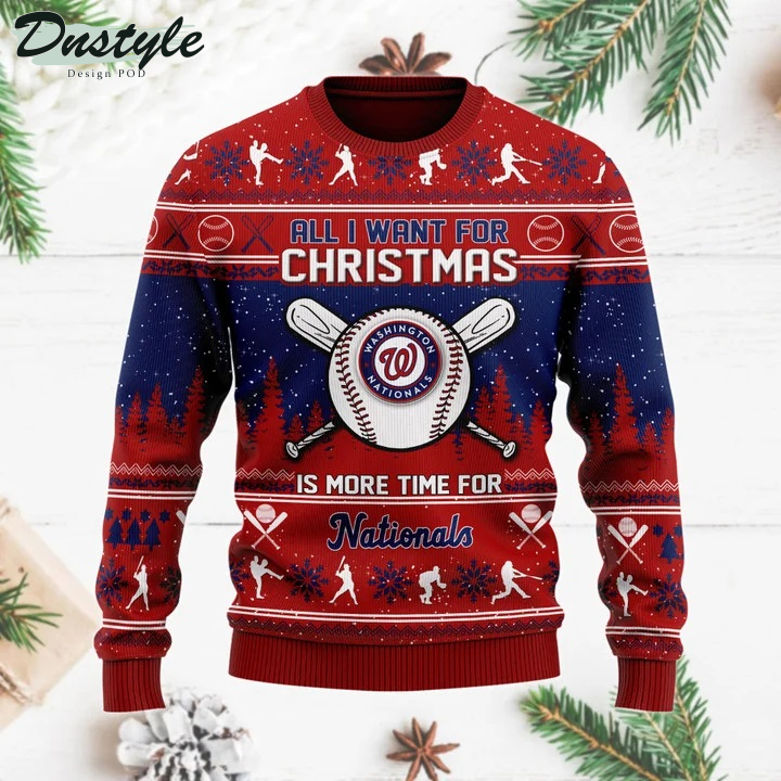 All I want for christmas is more time for Nationals ugly sweater