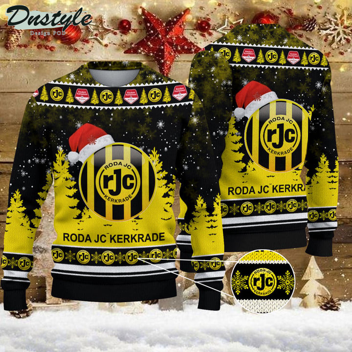 Roda JC Kerkrade Santa Hat Ugly Christmas Sweater