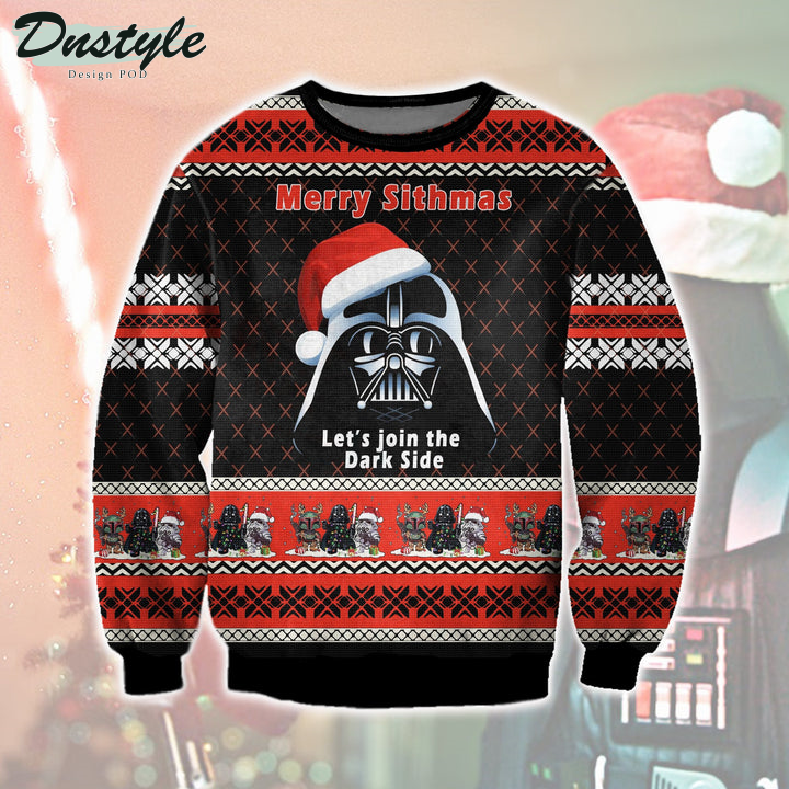 Star Wars Merry Sithmas Darth Vader Let’s Join The Dark Side Black Ugly Christmas Sweater