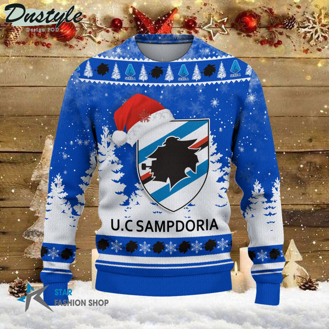 U.C. Sampdoria brutto maglione natalizio