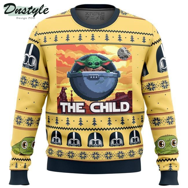 Star Wars The Child Grogu Yellow Ugly Christmas Sweater