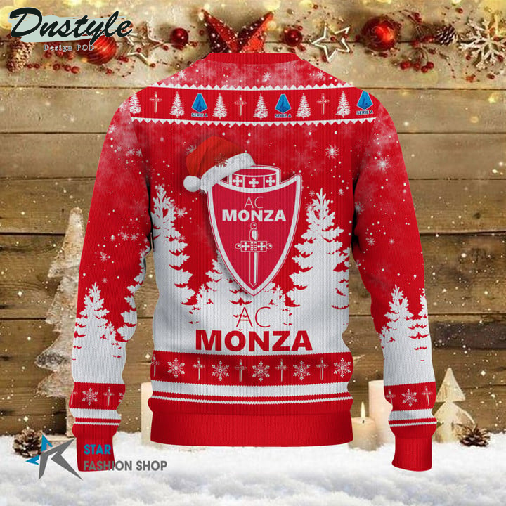 AC Monza il tuo nome brutto maglione natalizio
