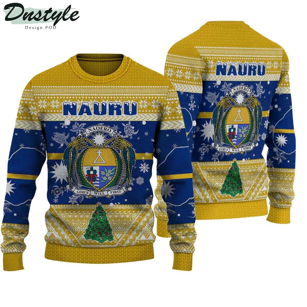 Nauru ugly christmas sweater
