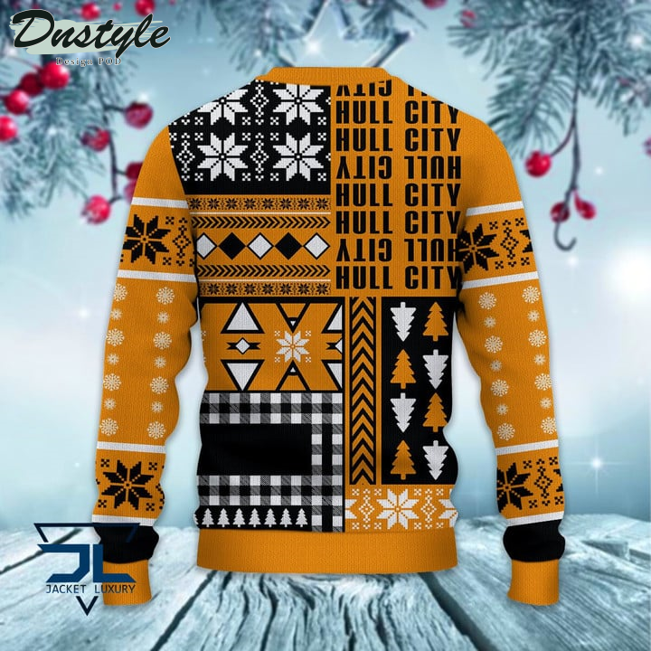 Hull City Christmas Pattern 2022 Ugly Wool Sweater
