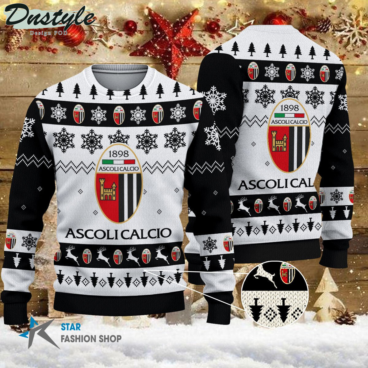Brescia Calcio ugly christmas sweater