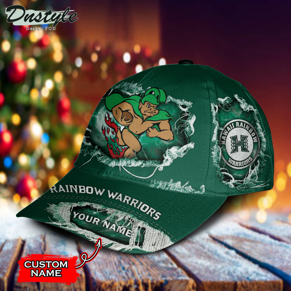 Hawaii Rainbow Warriors NCAA Custom Name Classic Cap
