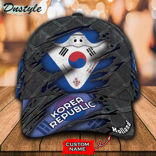Korea Republic World Cup 2022 Personalized Classic Cap