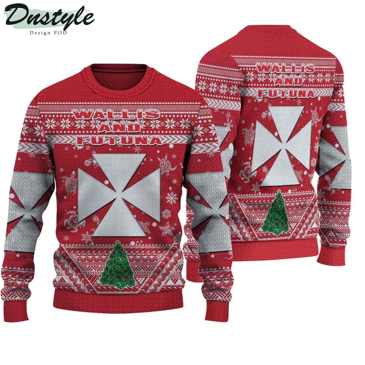 Tuvalu ugly christmas sweater