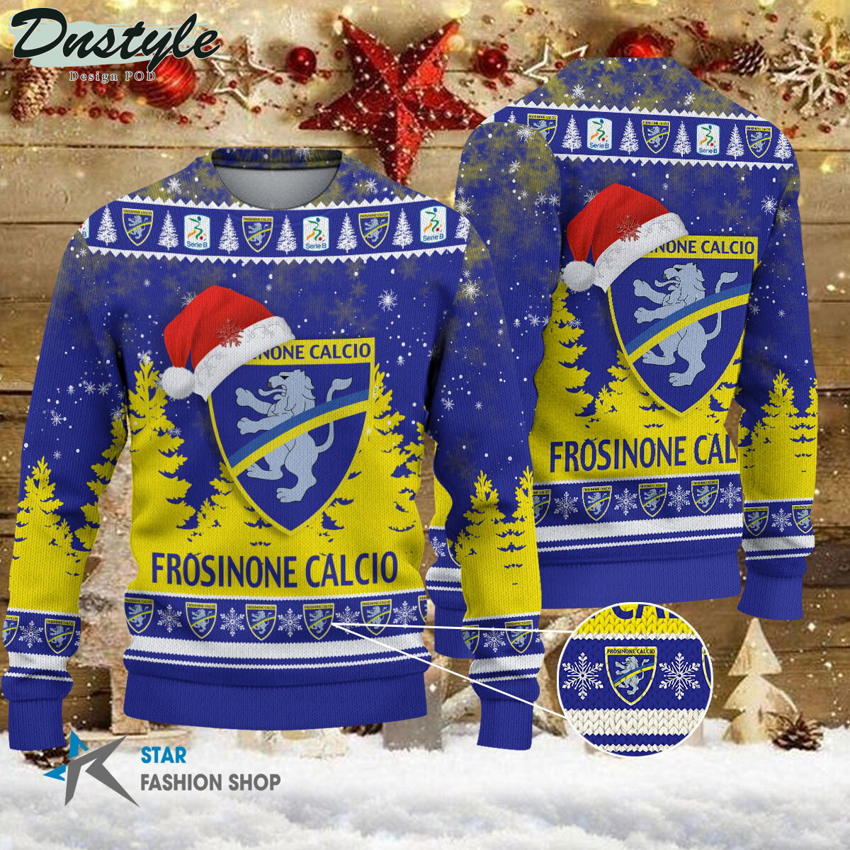 FC Südtirol brutto maglione natalizio