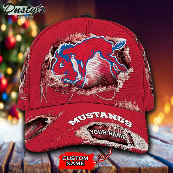 SMU Mustangs NCAA Custom Name Classic Cap