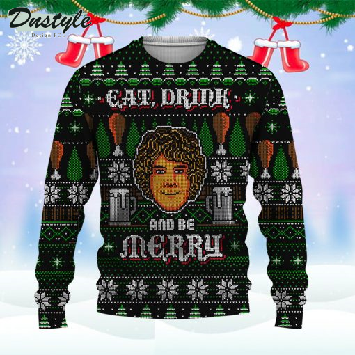 Eat Drink And Be Merry Lord Of Rings Ugly Christmas Sweater
