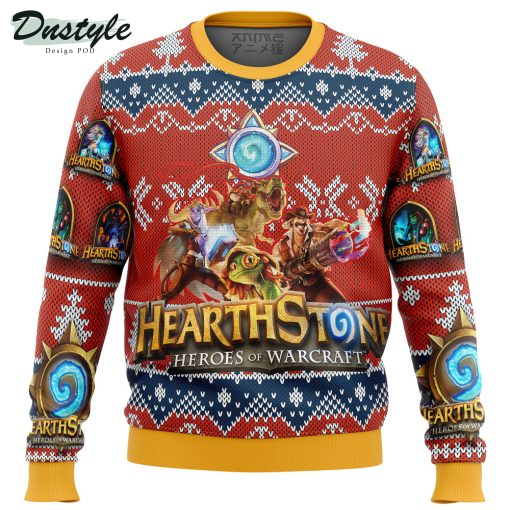 Hearth Stone Heroes And Warcraft Ugly Christmas Sweater